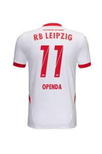 RB Leipzig Lois Openda #11 Voetbaltruitje Thuis tenue 2024-25 Korte Mouw